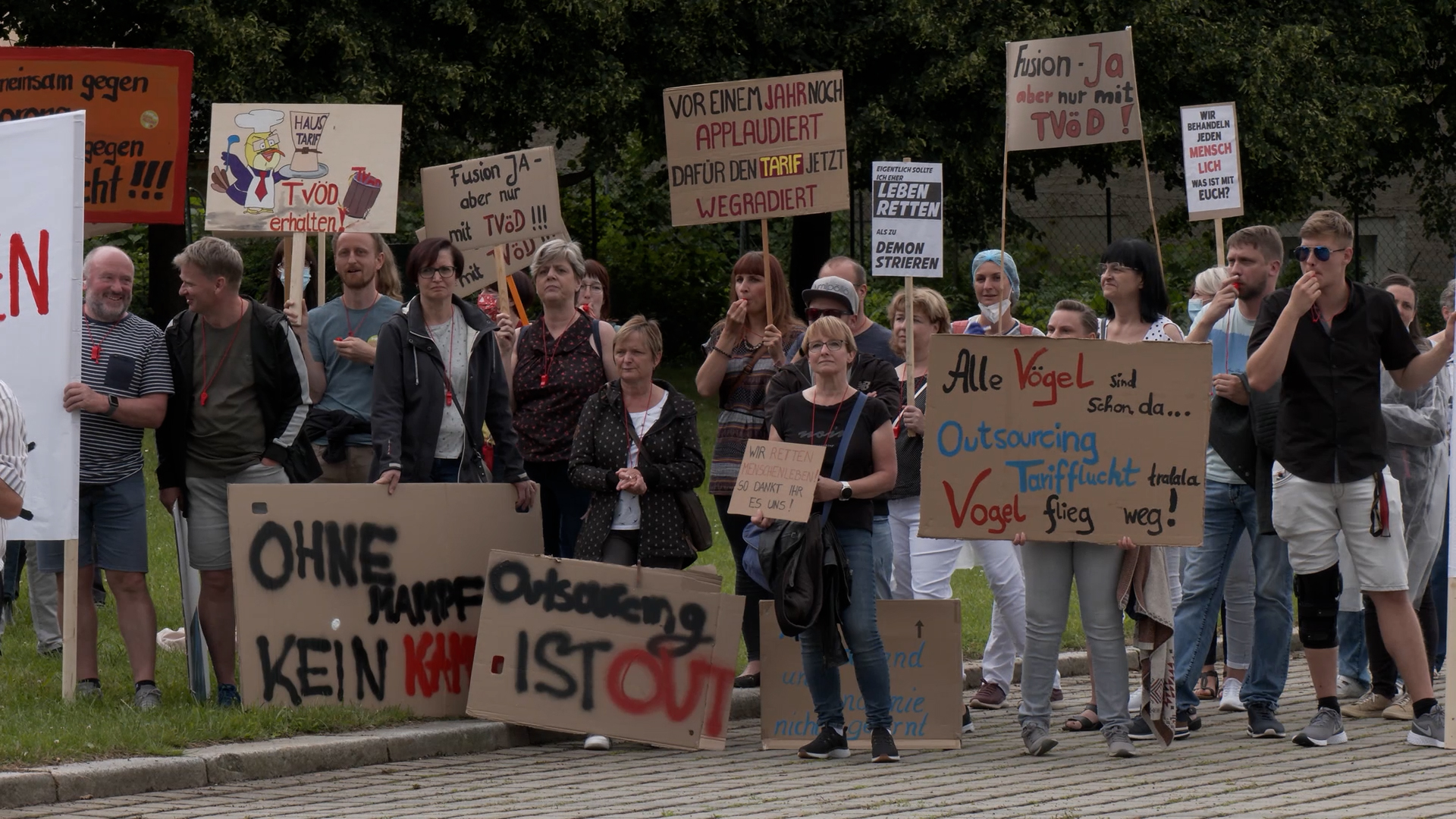 MEgional am 8. Juli 2021 mit Demo zur Krankenhausfusion der Häuser der Holding Erzgebirge