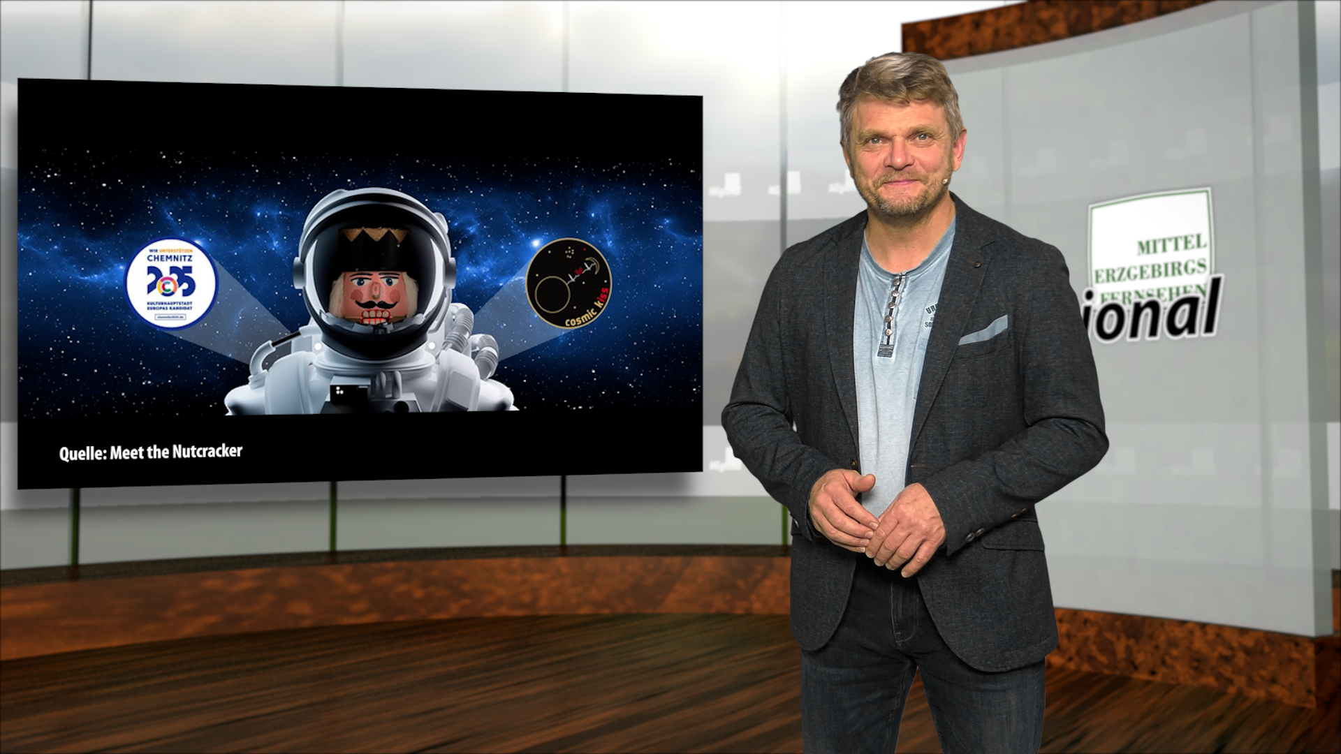 MEgional am 2. November 2021 mit dem ersten Seiffener im All