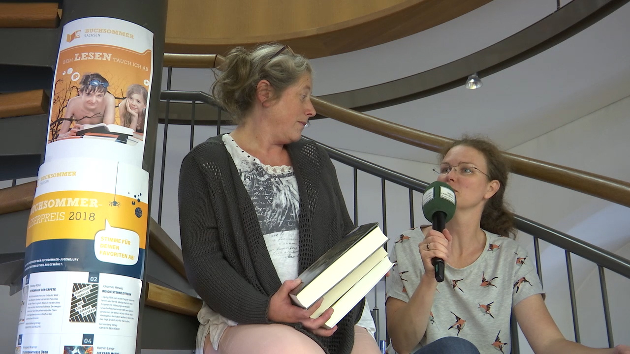 MEgional heute mit dem Buchsommer in Zschopau MEgional heute mit dem Buchsommer in Zschopau