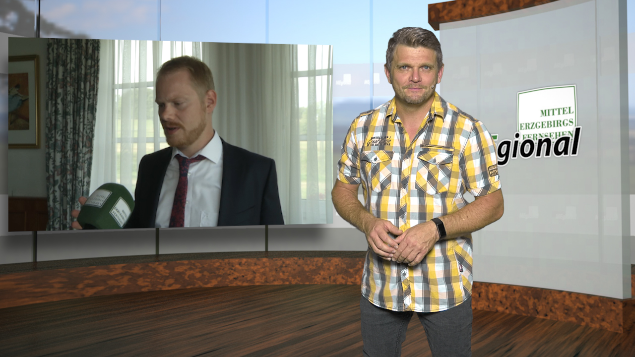 MEgional am 29. August 2019 mit dem neuen Geschäftsführer des Erzgebirgischen Verbandes der Kunsthandwerker