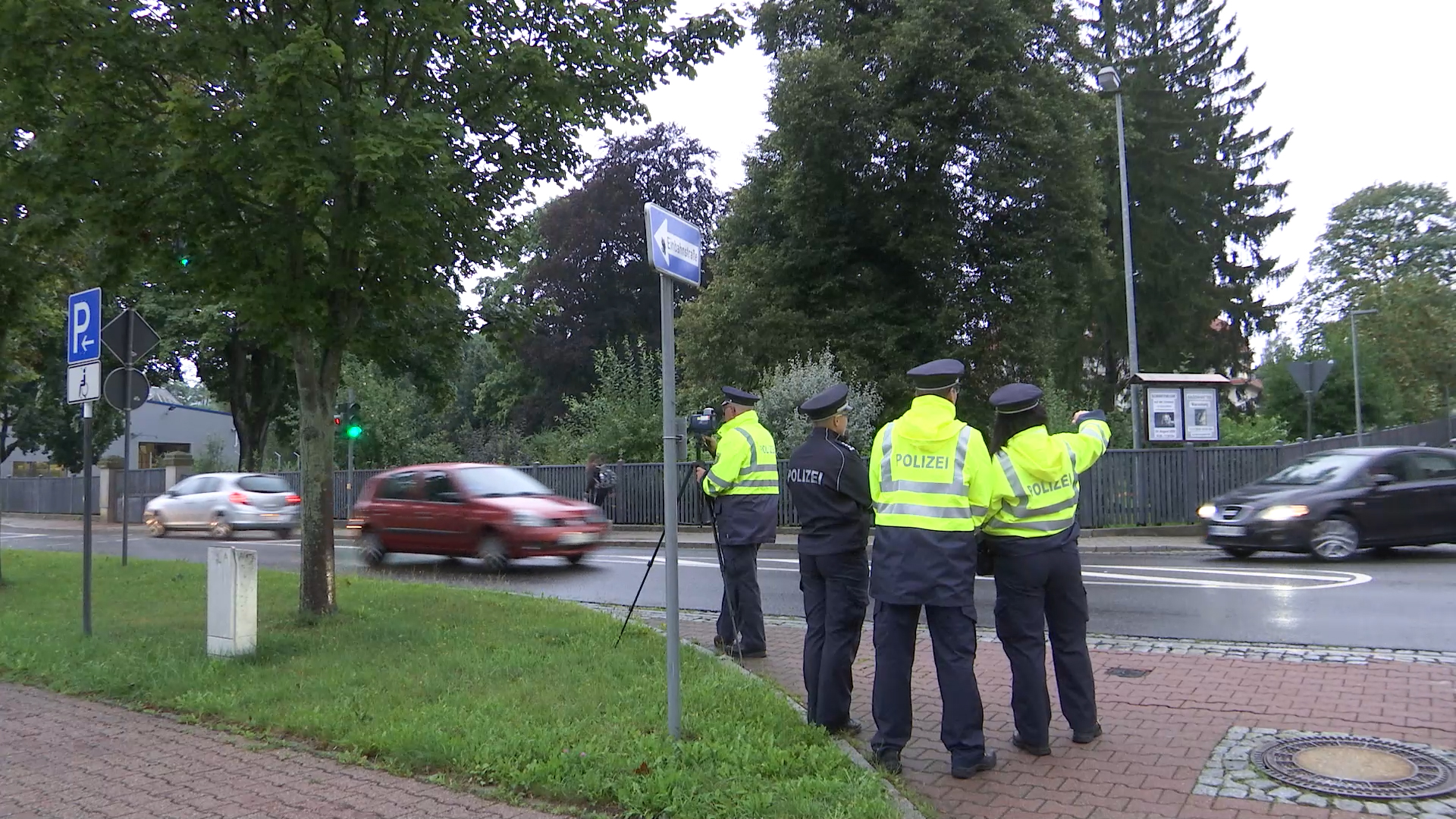 MEgional am 31. August 2020 mit der Verkehrsaktion zum Schulanfang