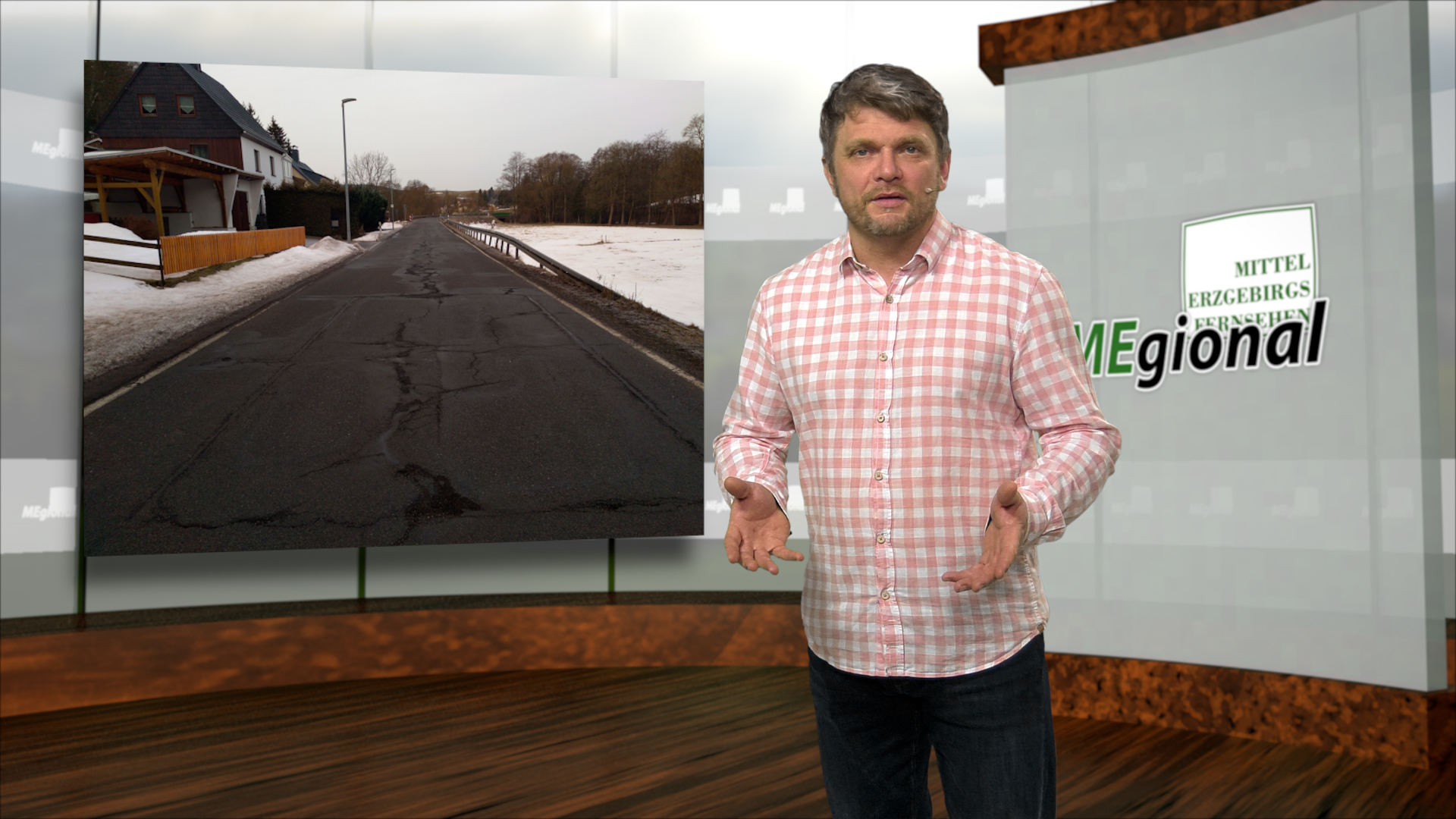 MEgional am 1. März mit löchrigen Kreisstraßen MEgional am 1. März mit löchrigen Kreisstraßen