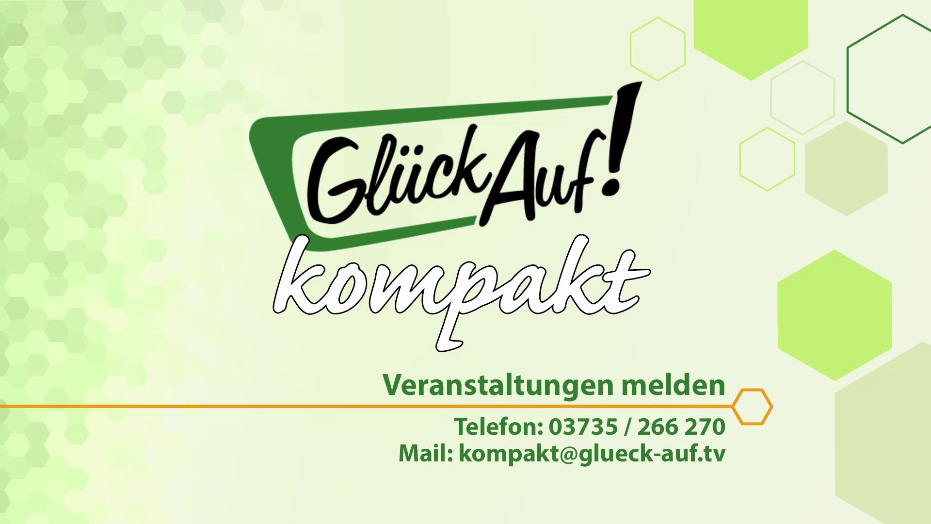 Glück Auf! kompakt für die Woche vom 7. - 13. Mai 2022