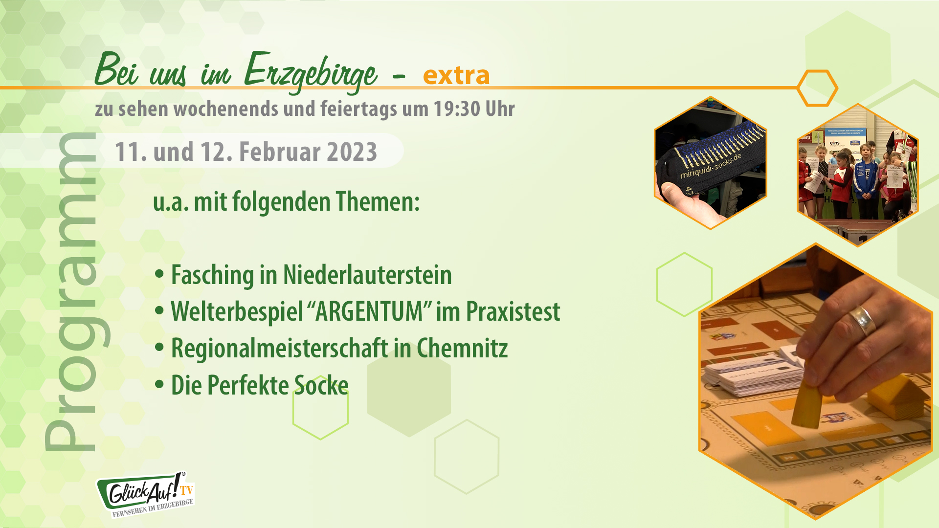 Bei uns im Erzgebirge - extra für die 07. Kalenderwoche 2023 Bei uns im Erzgebirge - extra für die 07. Kalenderwoche 2023