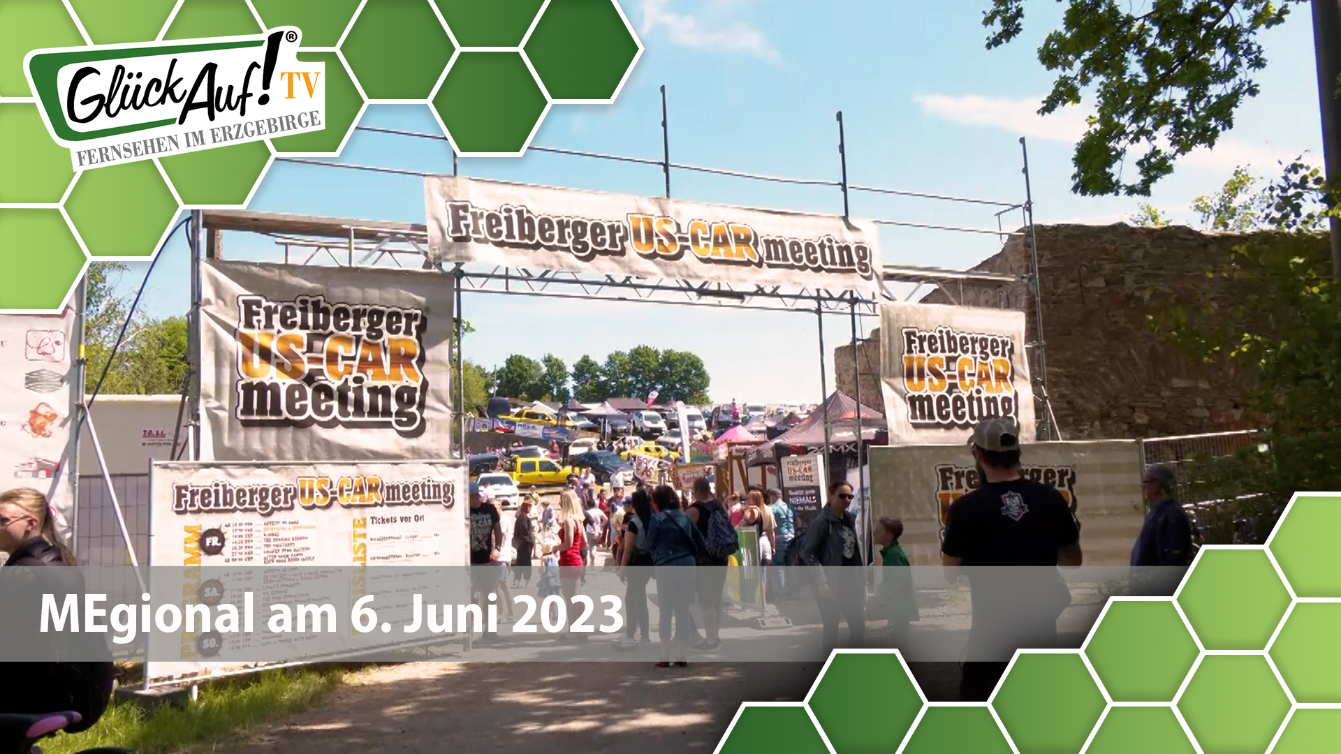MEgional am 06. Juni 2023 u.a. mit dem 6. Freiberger US Car meeting