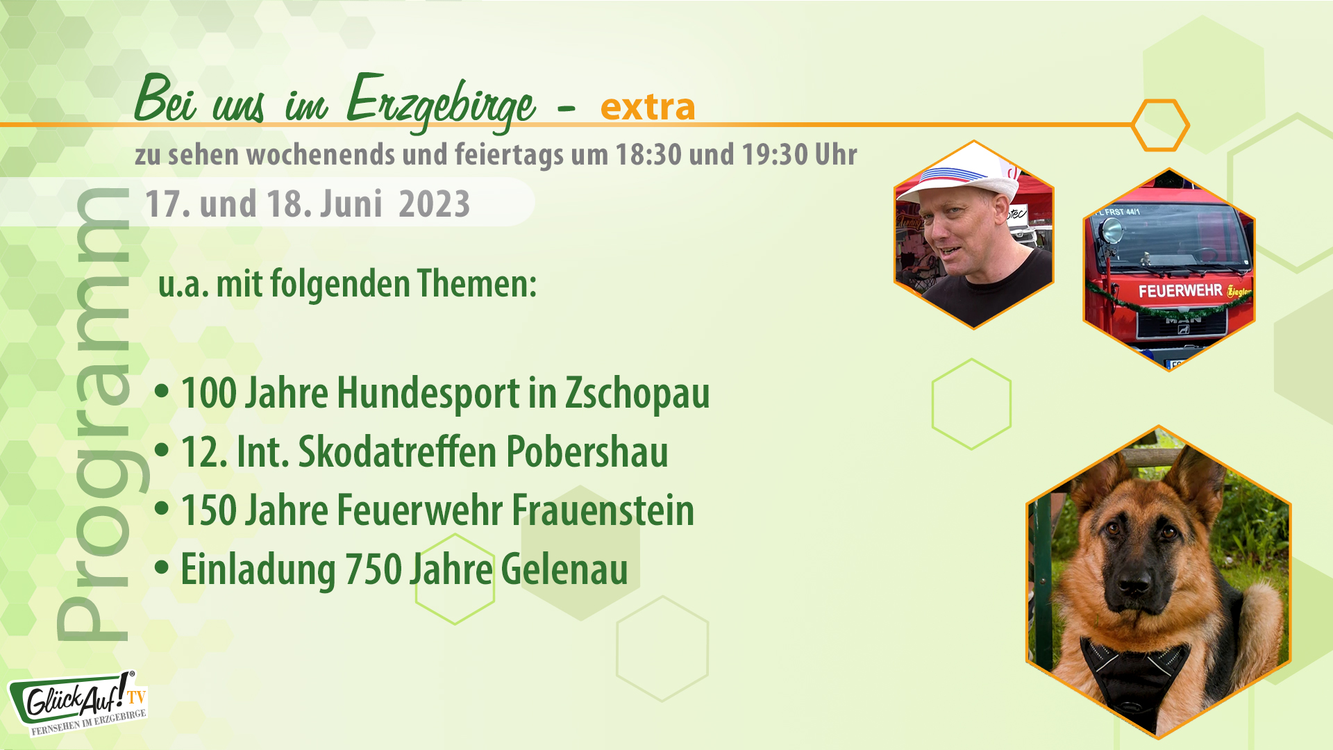 Bei uns im Erzgebirge - extra für das Wochenende der 24. Kalenderwoche 2023