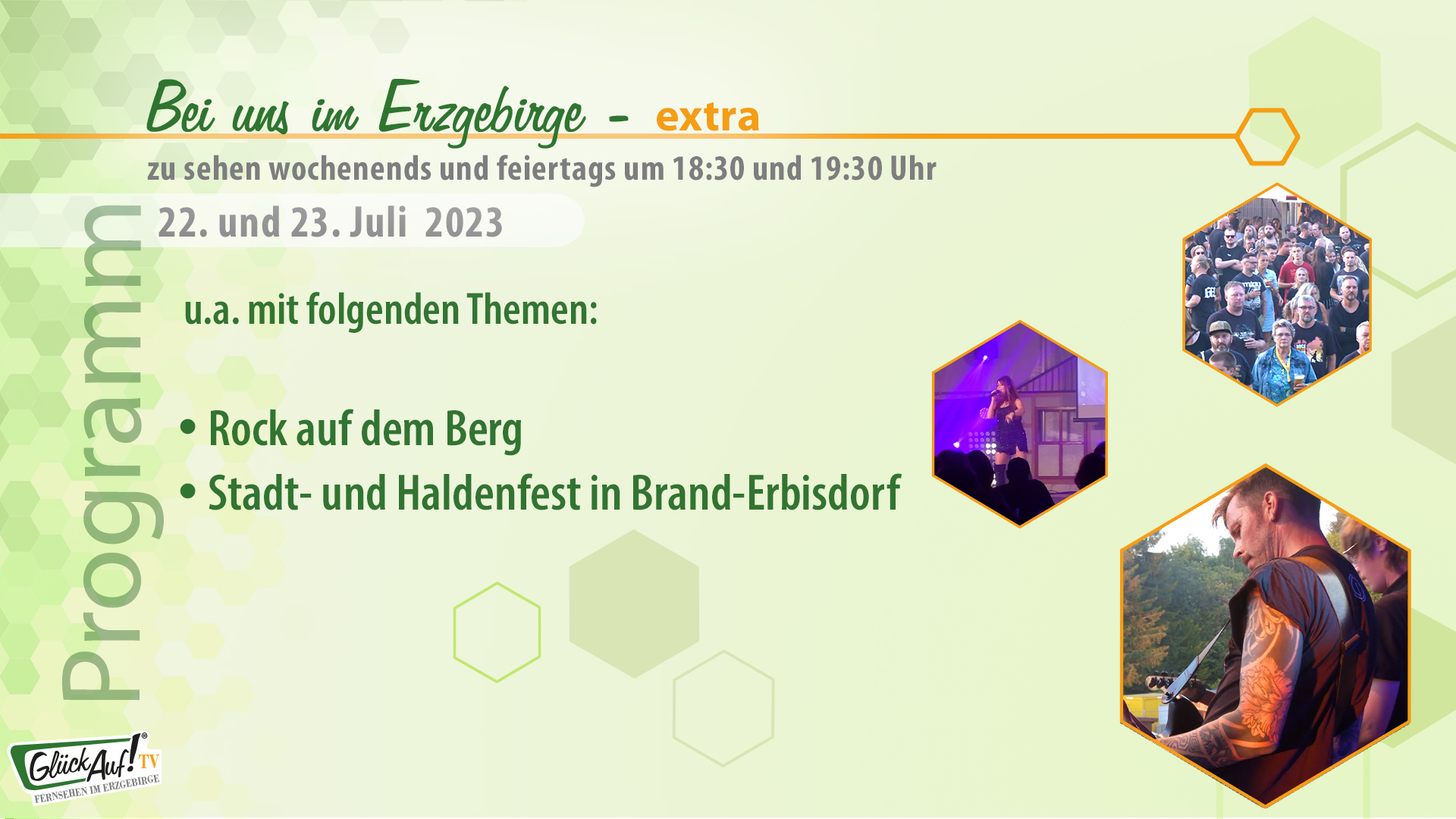 Bei uns im Erzgebirge - extra für das Wochenende der 29. Kalenderwoche 2023