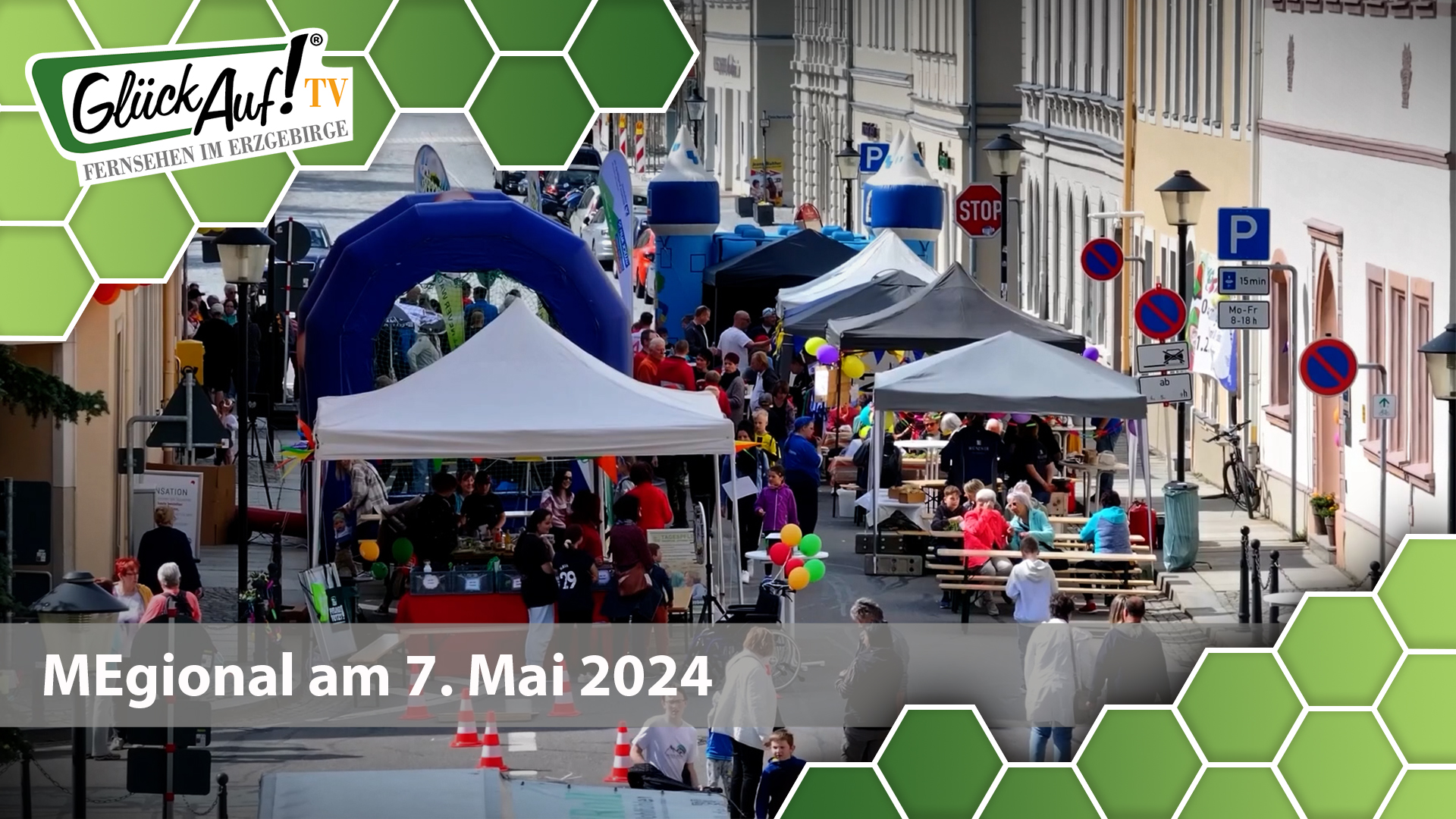 MEgional am 07. Mai 2024 mit den Herzog-Heinrich Straßenfest in Marienberg