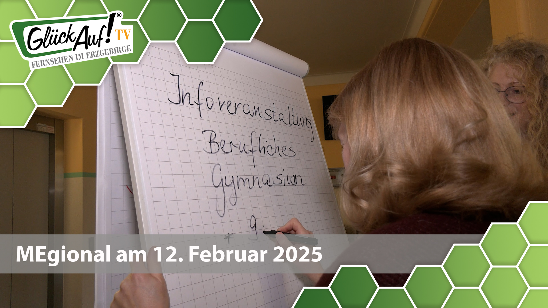 MEgional am 12. Februar 2025 mit Bildern von der Infoveranstaltung Theorie trifft Praxis in Freiberg