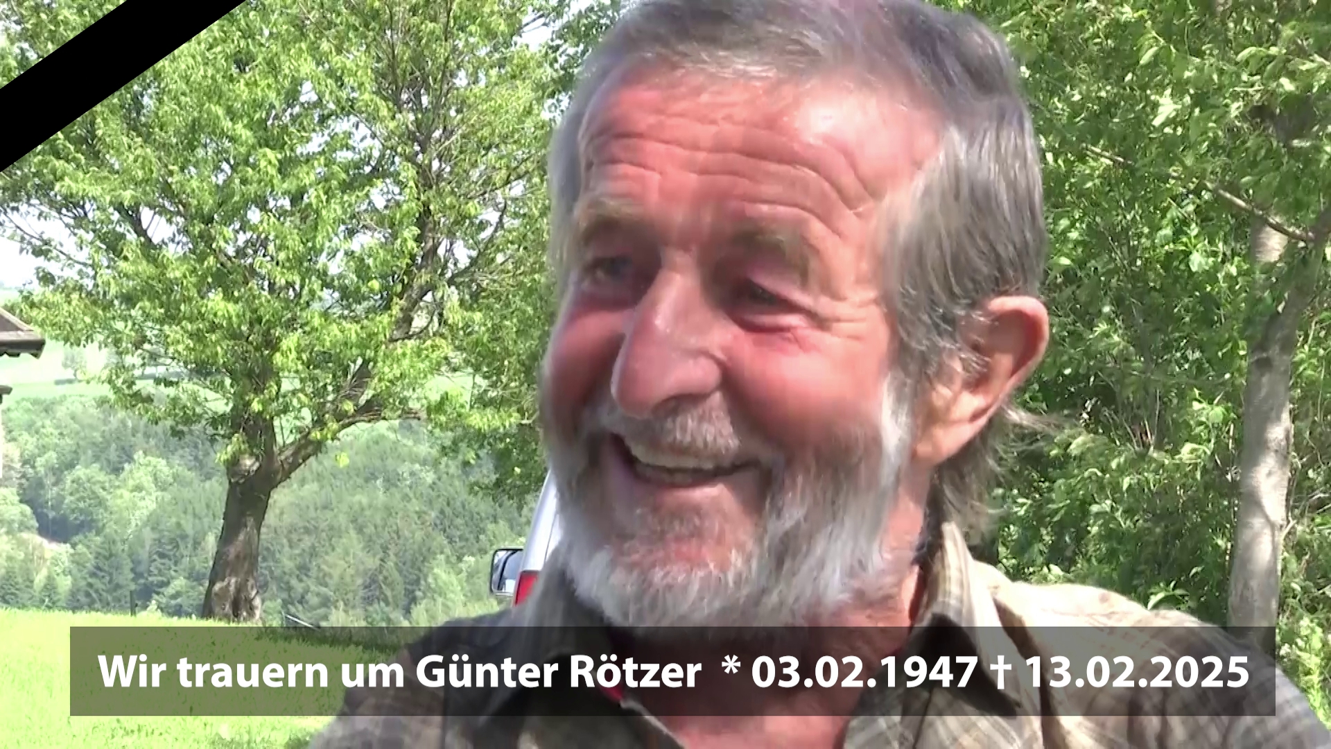 Wir trauern um Günter Rötzer! Wir trauern um Günter Rötzer!