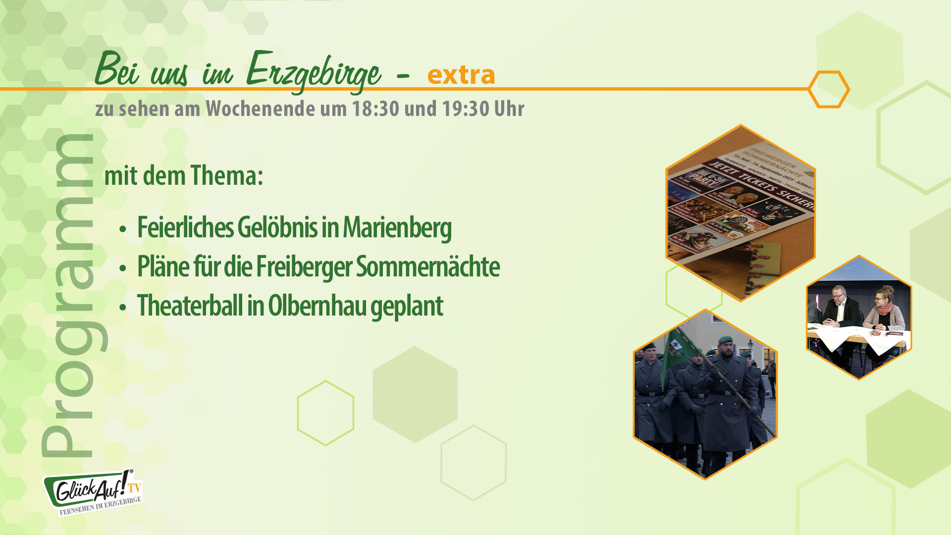 Bei uns im Erzgebirge - extra am 22.03. und 23.03. Bei uns im Erzgebirge - extra am 22.03. und 23.03.