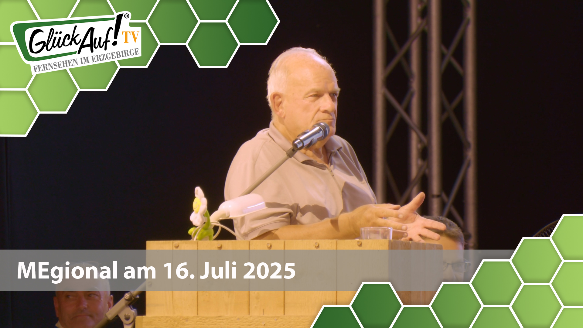 MEgional am 16. Juli 2025 mit dem Thema: Peter Hahne zu Gast in Börnichen