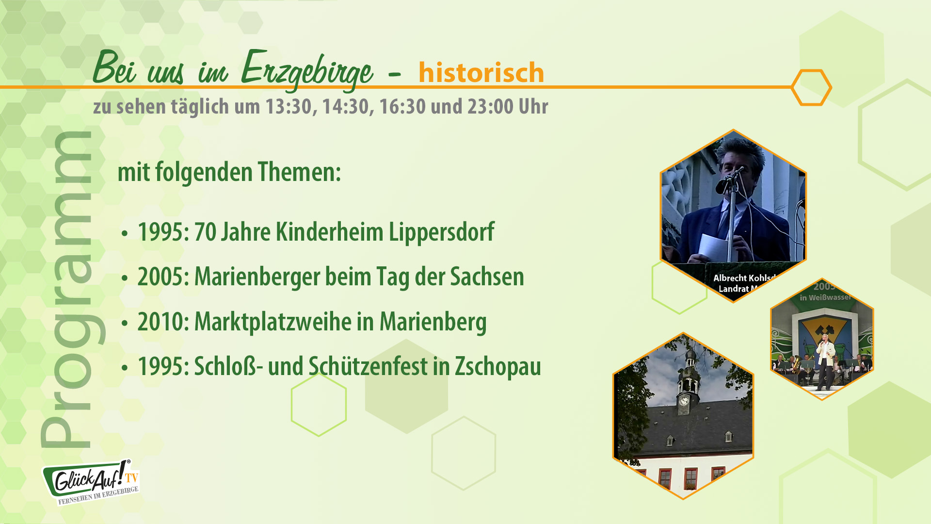 Bei uns im Erzgebirge - historisch vom 30.09. bis 05.09.